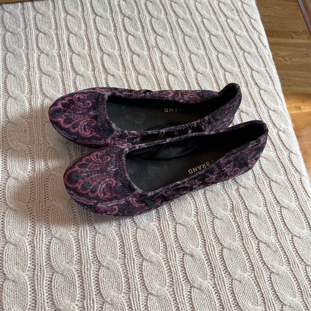 Women’s 7 Lucky Brand Emmie Ballet flats Suede tapestry feel man made materials